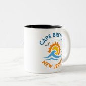 2 Couleurs Tasse ensoleillée du Cap-Breton (Devant droit)