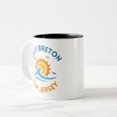 2 Couleurs Tasse ensoleillée du Cap-Breton (Devant gauche)