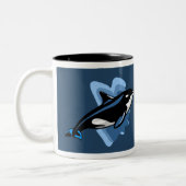 2 Couleurs Tasse - épaulard (Gauche)