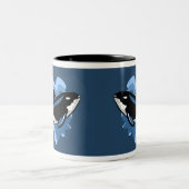 2 Couleurs Tasse - épaulard (Centre)