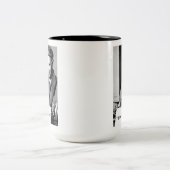 2 Couleurs Tasse Ernie Pyle Au travail ! (Centre)