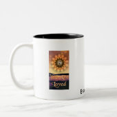 2 Couleurs Tasse éternelle de kanji d'amour (Gauche)