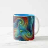 2 Couleurs Tasse éthérée de voile (Devant droit)
