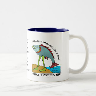 2 COULEURS TASSE ÉVOLUTIONNISTE DE TRUTHSEEKER