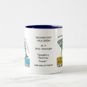 2 COULEURS TASSE ÉVOLUTIONNISTE DE TRUTHSEEKER (Centre)