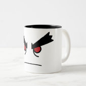 2 Couleurs Tasse fâchée (Devant droit)