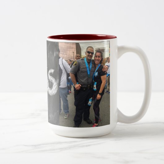 2 Couleurs tasse faite sur commande 787 de la photo 150z par (Droit)