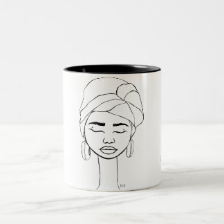 2 Couleurs Tasse Fanm Fle