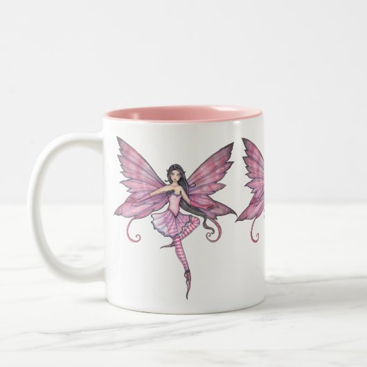 2 Couleurs Tasse Fée Danseuse Rose (Gauche)