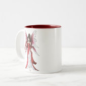2 Couleurs Tasse Fée Grenat (Devant gauche)