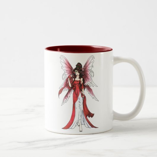 2 Couleurs Tasse Fée Grenat (Droit)