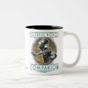 2 Couleurs Tasse fidèle de compagnon de robot