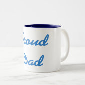 2 Couleurs Tasse fière de papa (Devant droit)