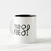 2 Couleurs Tasse "fière d'être HSP " (Devant gauche)