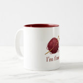 2 Couleurs Tasse - Fil (Devant gauche)