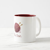 2 Couleurs Tasse - Fil (Devant droit)