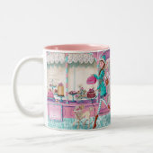 2 Couleurs Tasse Fille anniversaire mode Patisserie Mignonne (Gauche)