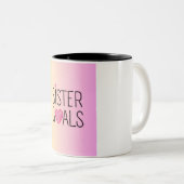 2 Couleurs Tasse filles objectifs de sœur (Devant droit)