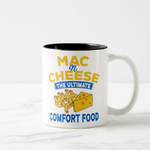2 Couleurs Tasse finale de nourriture de confort de fromage