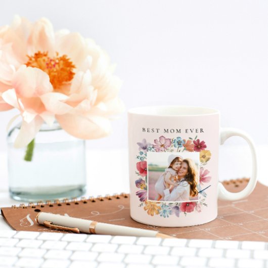 2 Couleurs Tasse Fleurie Meilleure Maman