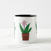 2 Couleurs Tasse Fleurs dans un pot (Centre)