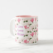2 Couleurs Tasse Fleurs d'Espoir (Devant gauche)
