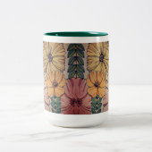2 Couleurs Tasse florale (Centre)