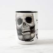 2 Couleurs Tasse flossing squelettique (Centre)
