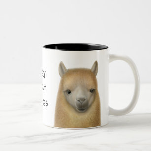 2 Couleurs Tasse folle d'alpaga