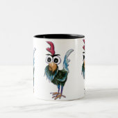 2 Couleurs Tasse folle de coq (Centre)
