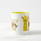 2 Couleurs Tasse folle de girafe de bébé (Centre)