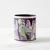 2 Couleurs Tasse foncée de lanternes d'Elven (Centre)