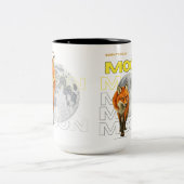 2 Couleurs Tasse Fox Moon Né pour Errer (Centre)