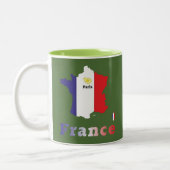 2 Couleurs Tasse française (Gauche)