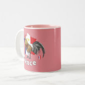 2 Couleurs Tasse française (Devant gauche)