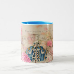 2 Couleurs Tasse française d'accent de Marie Antoinette