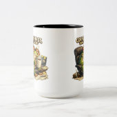 2 Couleurs Tasse Fun Frog Café D'abord, Panique Plus Tard (Centre)