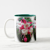 2 Couleurs Tasse Fuschia Rose et Blanc (Gauche)