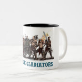 2 Couleurs Tasse galactique de gladiateurs (Devant droit)