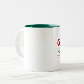 2 Couleurs Tasse Gangsta Wrapper (Devant gauche)