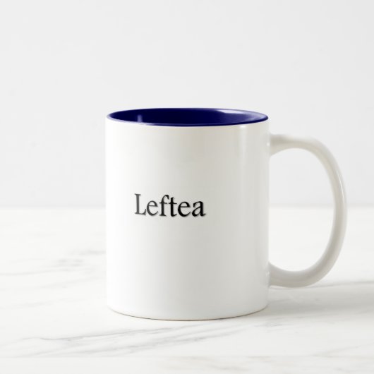 2 Couleurs Tasse gauchère de thé de Leftea (Droit)