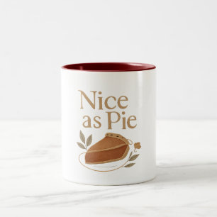 2 Couleurs Tasse - Gentil comme une tarte