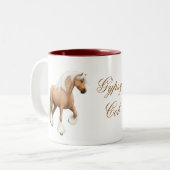 2 Couleurs Tasse gitane de cheval d'épi (Devant gauche)