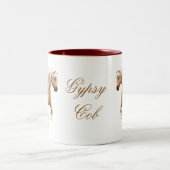 2 Couleurs Tasse gitane de cheval d'épi (Centre)
