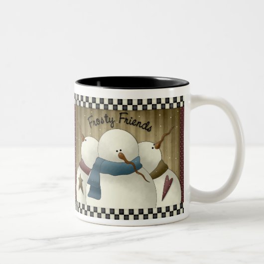 2 Couleurs Tasse givrée et d'amis (Droit)