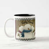 2 Couleurs Tasse givrée et d'amis (Gauche)