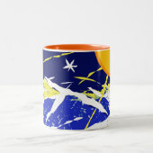 2 Couleurs Tasse "glace de Norweigan " (Centre)