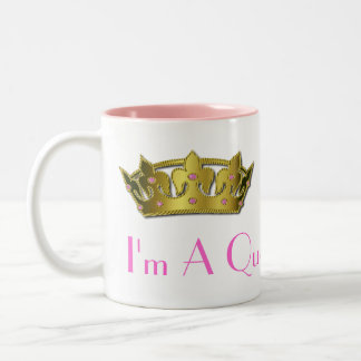 2 Couleurs Tasse goldtone de couronne