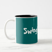 2 Couleurs Tasse - golfeur (Gauche)