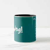 2 Couleurs Tasse - golfeur (Centre)